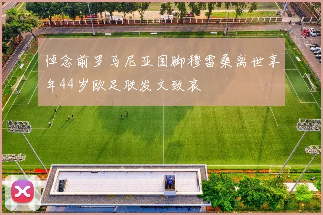 悼念前罗马尼亚国脚穆雷桑离世享年44岁欧足联发文致哀